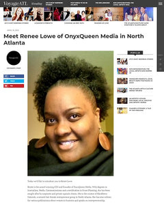 OnyxQueen Media CEO is featured in Voyage ATL Magazine