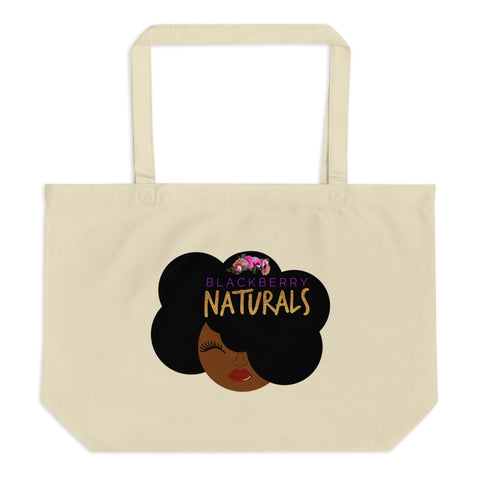 Afro Girl Eco Tote Bag (Large w/Logo)